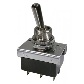 Interrupteur à levier 10A/125V SPDT ON-OFF-ON de Mode Electronics