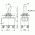 Interrupteur à levier 6A/125V DPDT ON-OFF-ON de Mode Electronics