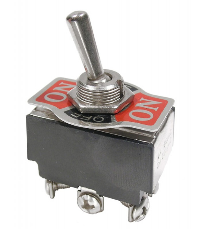 Mode Electronics Toggle Switch 6A/125V DPDT ON-OFF-ON