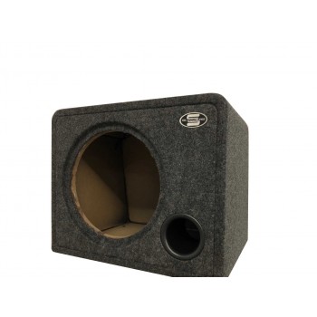 SBL Enclosure Single 12" Ported Round  front-firing subwoofer Carpet