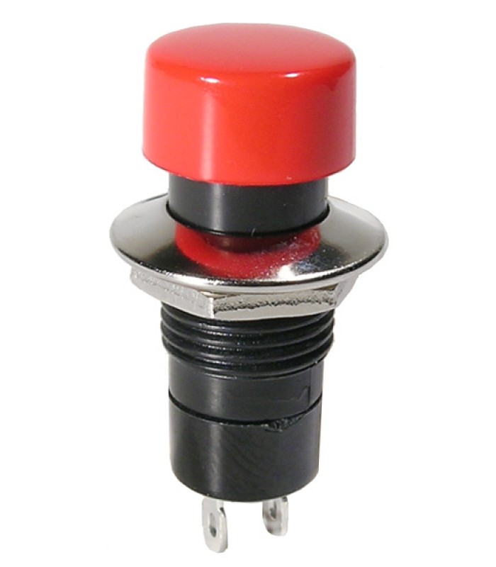 Mode Electronics Push button ( Red ) 3 A 125 VAC ON/OFF Momentary