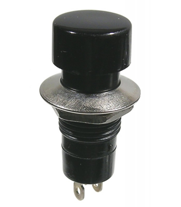 Mode Electronics Push button ( Black ) 3 A 125 VAC ON/OFF