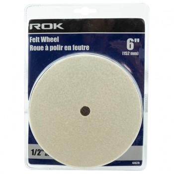 Disque de polissage en feutre ROK de 6 po
