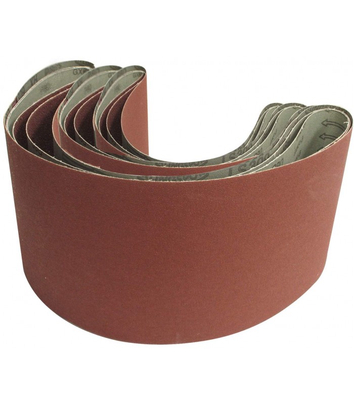 ROK Sanding Belt 3 X 24 80 Grit - Pack of 10