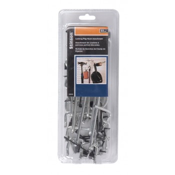Stinson 32 PC ¼In Assorted Peg Hooks
