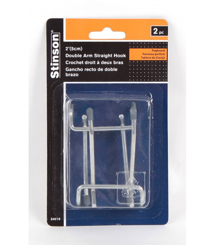 Stinson 2 PC 2in Double Arm Peg Hooks