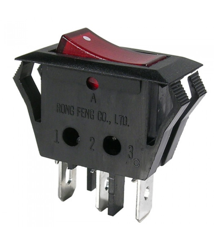 Mode Electronics Lighted Rocker Switch 15A/125V SPST ON-OFF