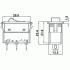 Interrupteur à bascule illuminé avec disjoncteur intégré 15A 125VAC de Mode Electronics