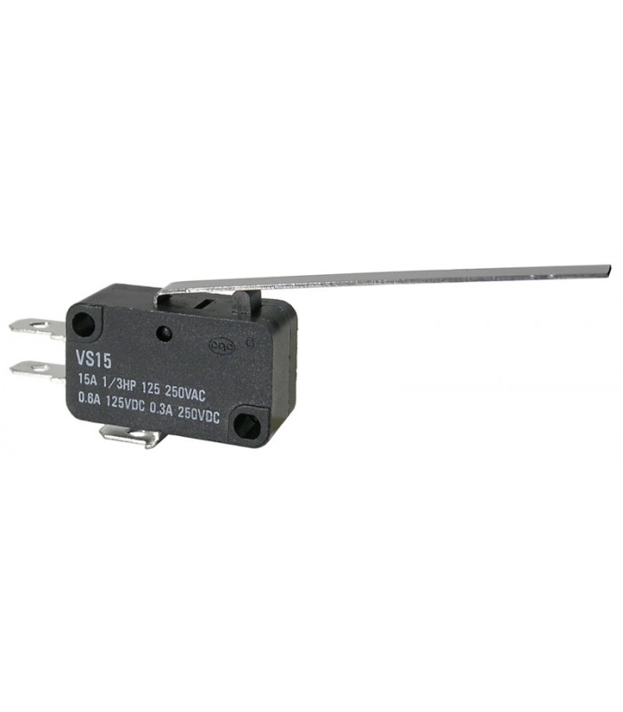 Micro Switch 15A @ 125VAC or 250VAC 54.1mm Actuator Lever