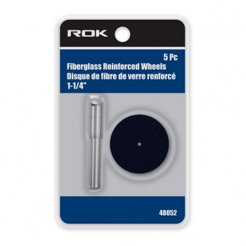 ROK Roue renforcée en fibre de verre 5 pièces - 1-1 / 4 "avec mandrin