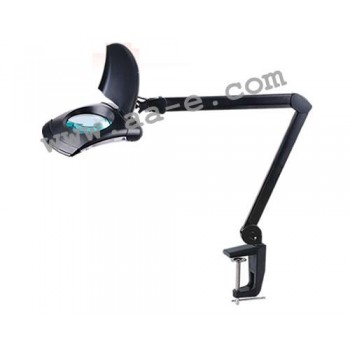 Magnifying Lamp with fluorescent light 22W - Black