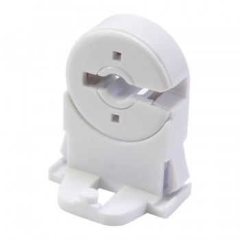 Rotary Lock Socket for T8 Fluorescent Tube - Low Profile - Right Side
