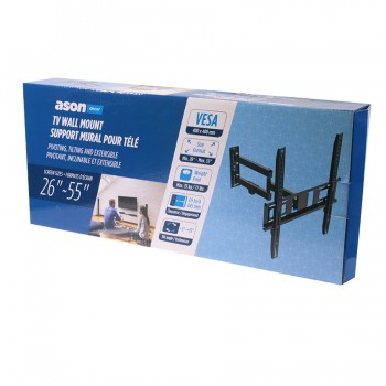 Ason Decor Full Motion TV Wall Mount 26'' to 55''