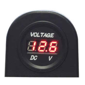 Purevolt Prise avec voltmètre qualité marine (IP66)