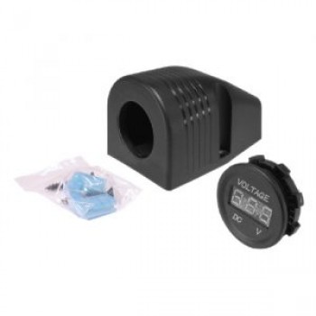 Purevolt Prise avec voltmètre qualité marine (IP66)