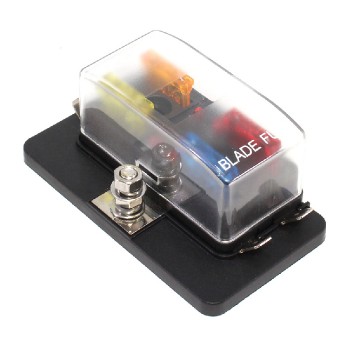 PureVolt Support lumineux pour 4 fusibles à lame