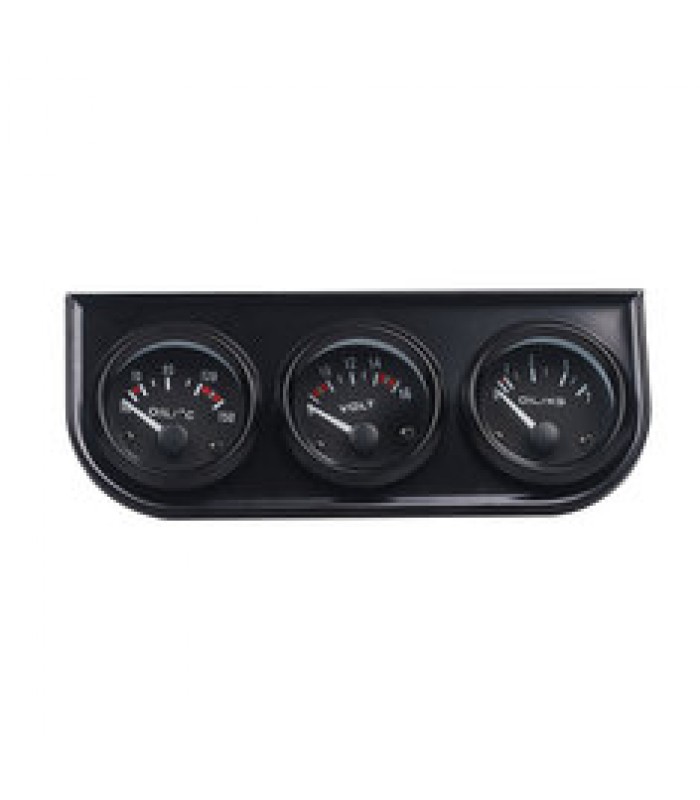 Atlas illuminated Gauge Kit Oil Pressure/Water Temperature/Ammeter