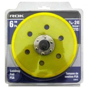 ROK 6" Psa Backing Pad 5/16-24