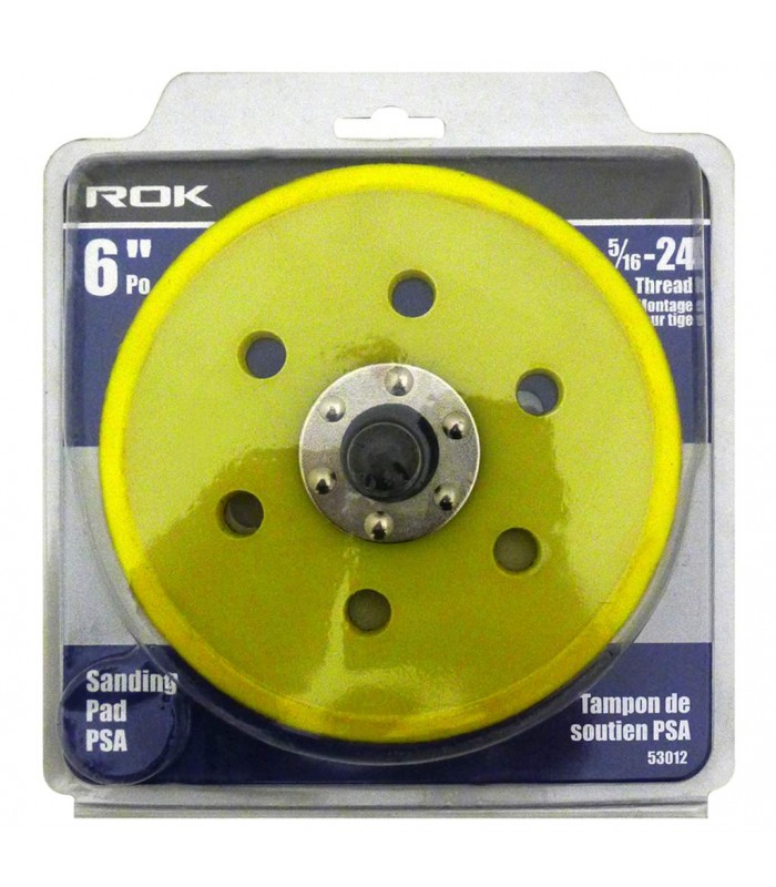 ROK 6 Psa Backing Pad 5/16-24