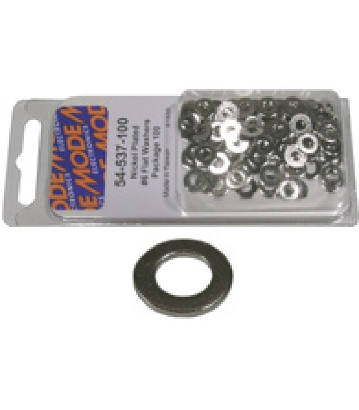 Mode Electronics Nickel Plated Washer 4mm / Pack of 100