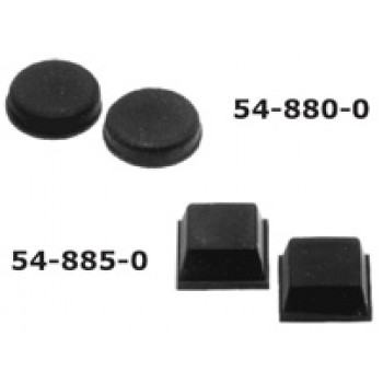 Mode Electronics Self-Adhesive Rubber Feet 1/2" round .232" Thick  - 24 Pack