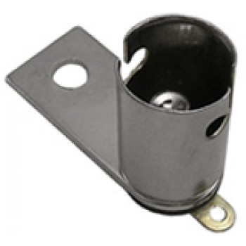 Mode Electronics E10 (T3 1/4) bayonet base socket with straight mounting tab