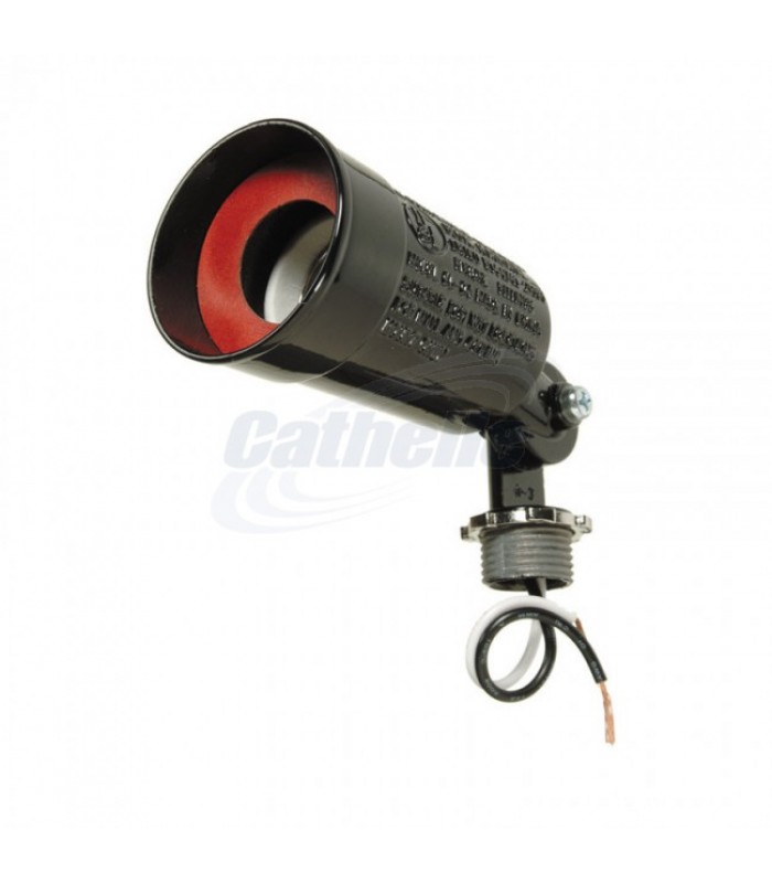 Electrimart Lampholder Black Single All Weather