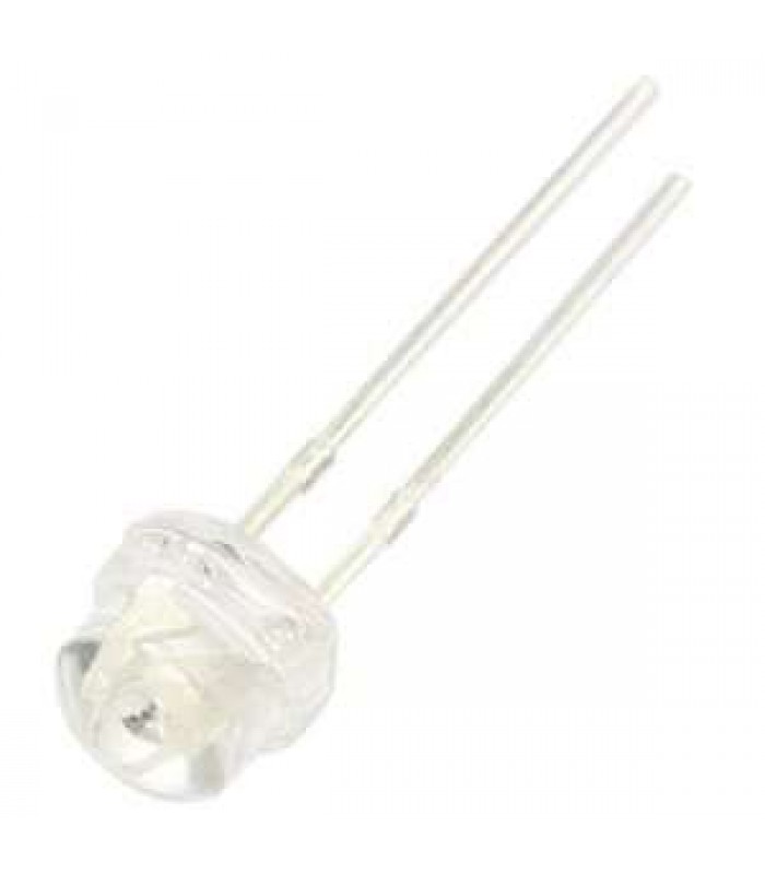 5mm White Straw Hat Superbright LED Light - Pack of 10