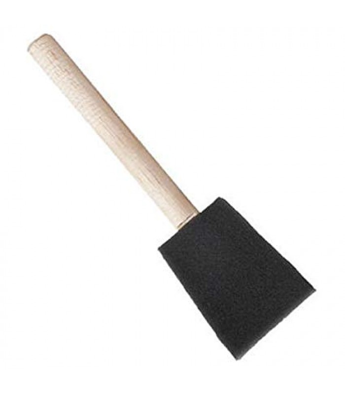 Toolway Poly Foam Brush 2 in. Wood Handle