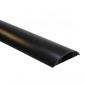 RedLink Cache-fils autocollant en PVC - 1 m x 8 cm - Noir