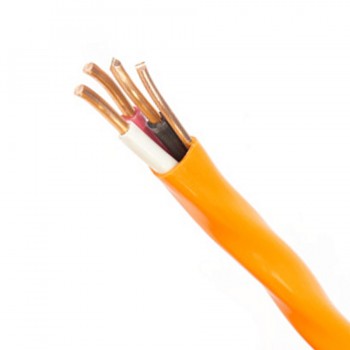 Fil électrique 3/10 AWG NMD90 Orange 5 Mètres