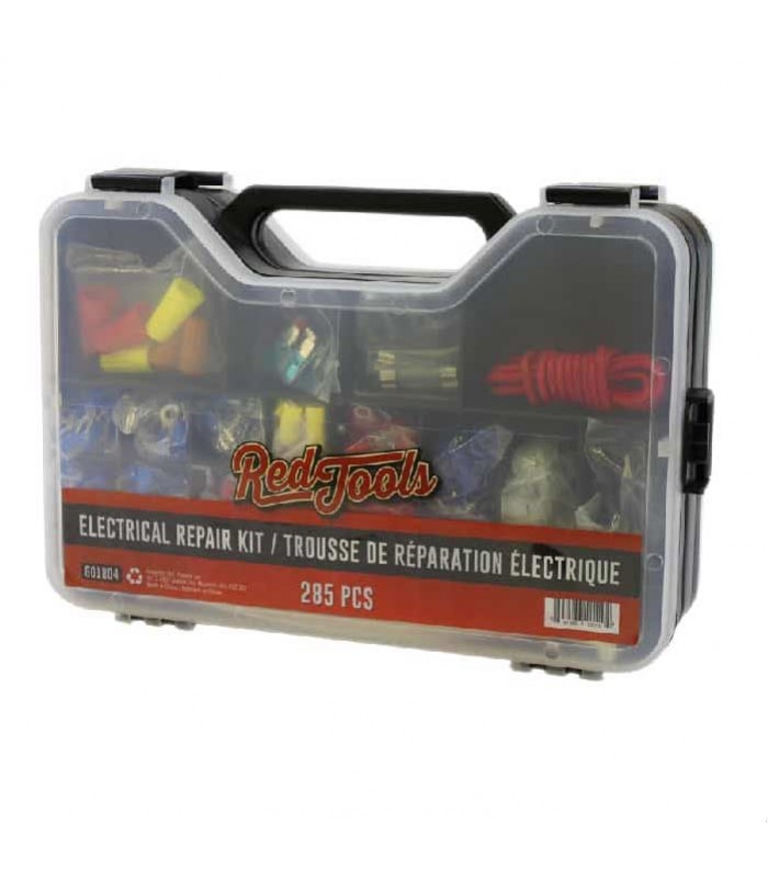 RedTools Trousse de réparation électrique - 285 pièces