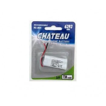 Pile Chateau pour téléphone sans fils rechargeable 2.4V 730mAh universelle