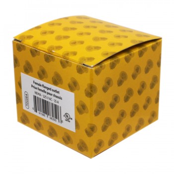 Female NEMA 5-15 15A 125 VAC Flanged Outlet