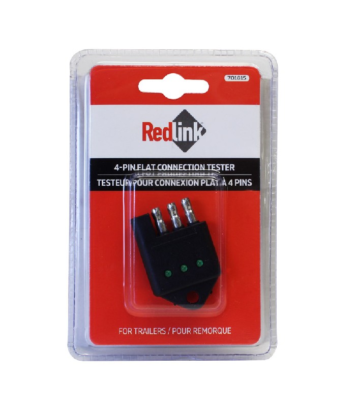 RedLink Testeur de connexion pour remorque - 4 contacts