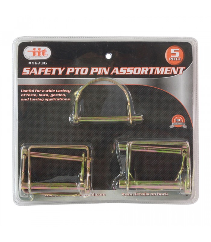 itt 5Pc Safety Pto Pin Assortment