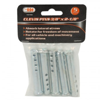 iit Clevis Pins 3/8" x 2-1/8" - Pack of 5