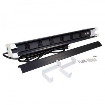 Surge Protector 6 o/let 4 USB With Cable Management