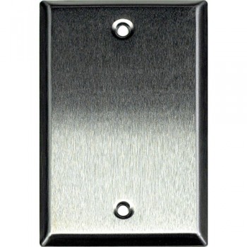 Plaque murale en acier inoxydable pleine simple