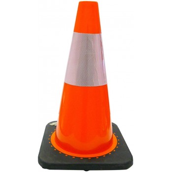ROK 18" Traffic Cone with Reflective Tape