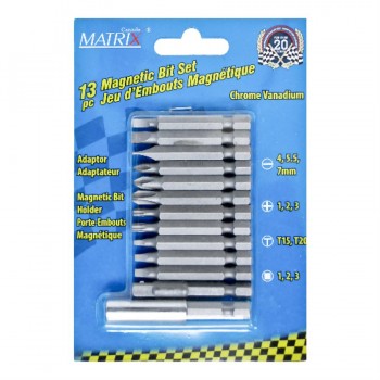 Matrix Canada Driver Bits & Magnetic Holder 13pc Set