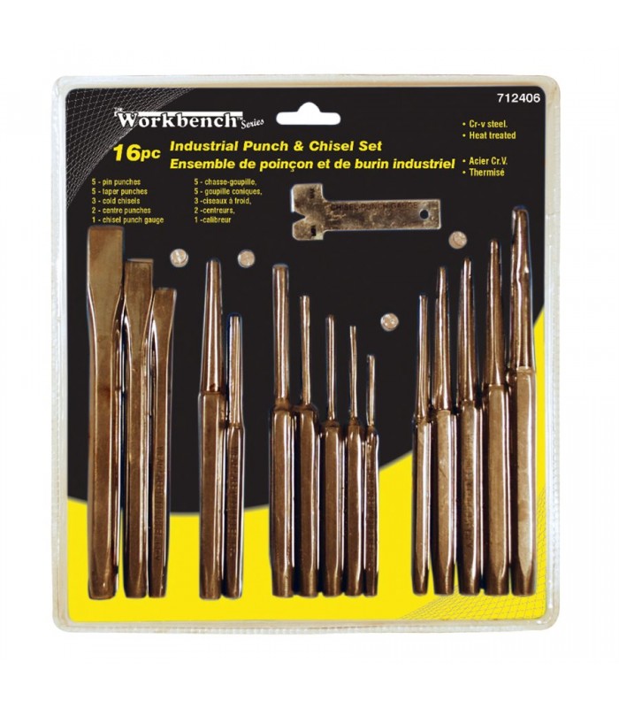 Matrix Canada 16 pc Mechanics Punch & Chisel Set