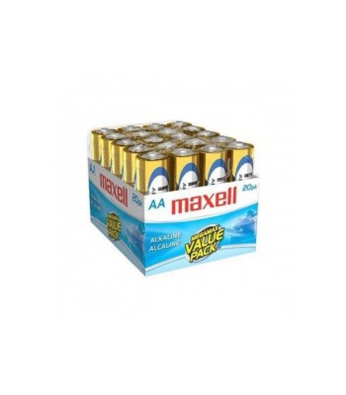 Maxell - AA Alkaline Batteries, 20 Pack