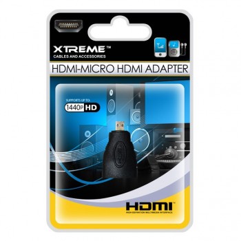 Adaptateur micro-HDMI mâle / HDMI femelle de Xtreme Cables
