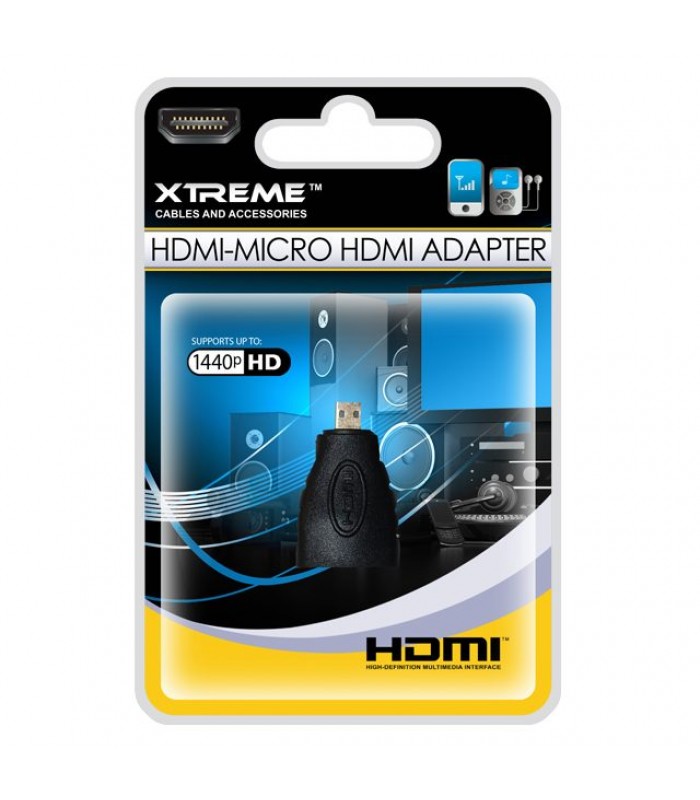 Adaptateur micro-HDMI mâle / HDMI femelle de Xtreme Cables