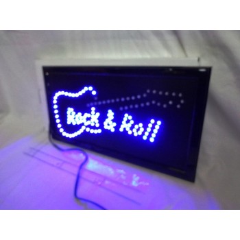 LED Flashing Sign - Rock N Roll