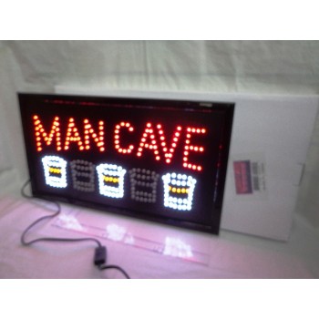 LED Flashing Sign - Man Cave - Large