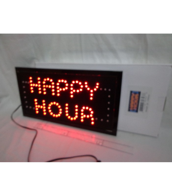 LED Flashing Sign - HAPPY HOUR