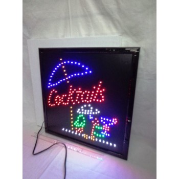 LED Flashing Sign - Cocktails