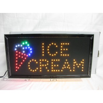 LED Flashing Sign - Ice Cream
